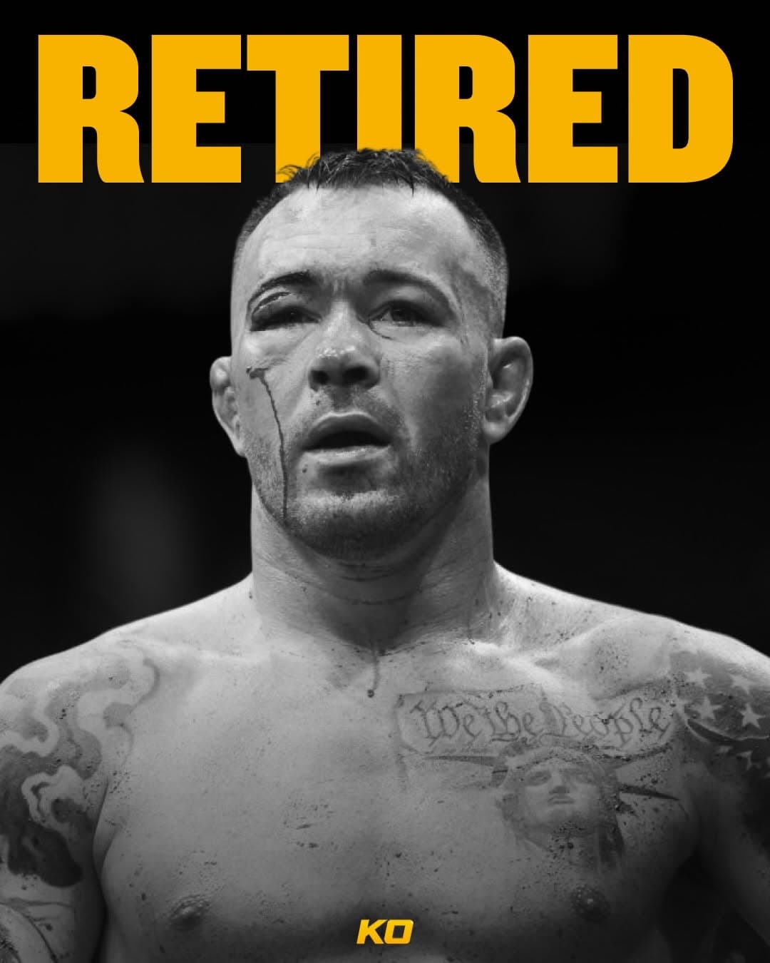 The UFC’s website has been updated and has Colby Covington listed as retired. 😳