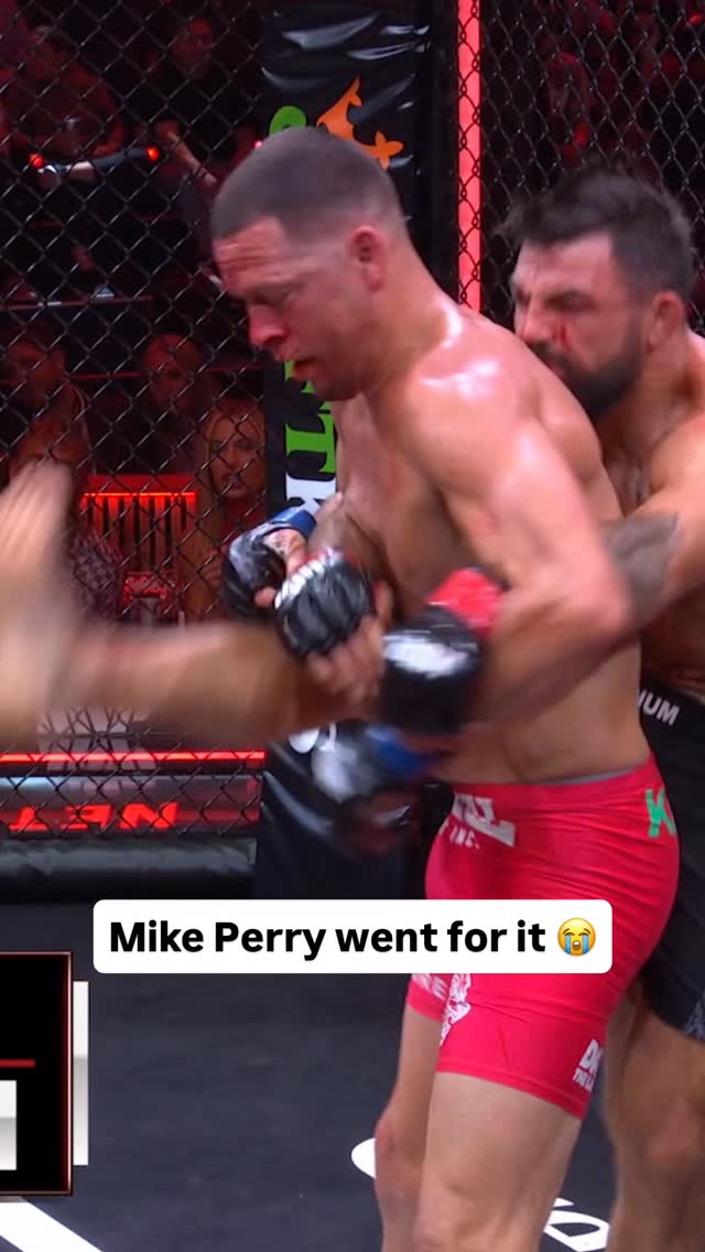 Mike Perry’s reaction after attempting this wild kick against Nate Diaz in round 2 😂

Even he had t