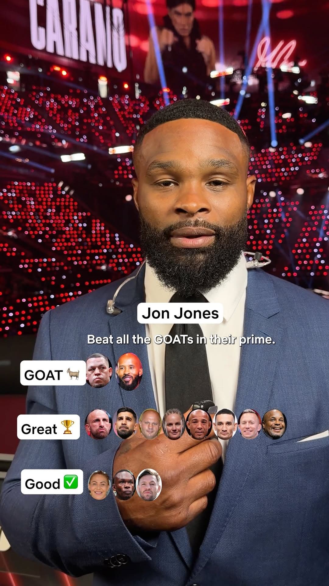 “GOAT. He’s the most well-rounded fighter of all time.” 🗣️

— Tyron Woodley on Demetrious Johnson w