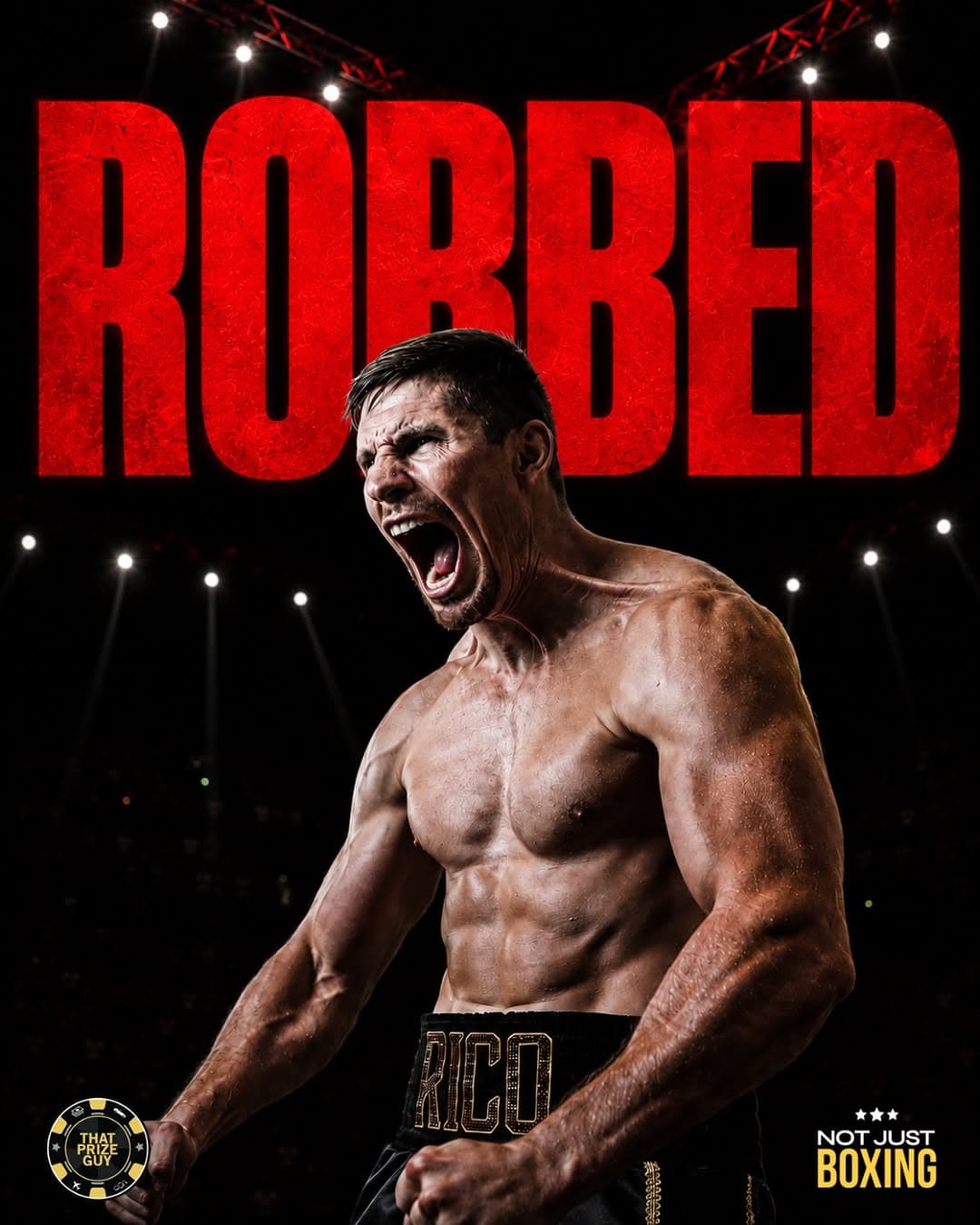 The referee robbed Rico from making history tonight. Shocking!

@notjustboxing | @knockout | #RicoVe