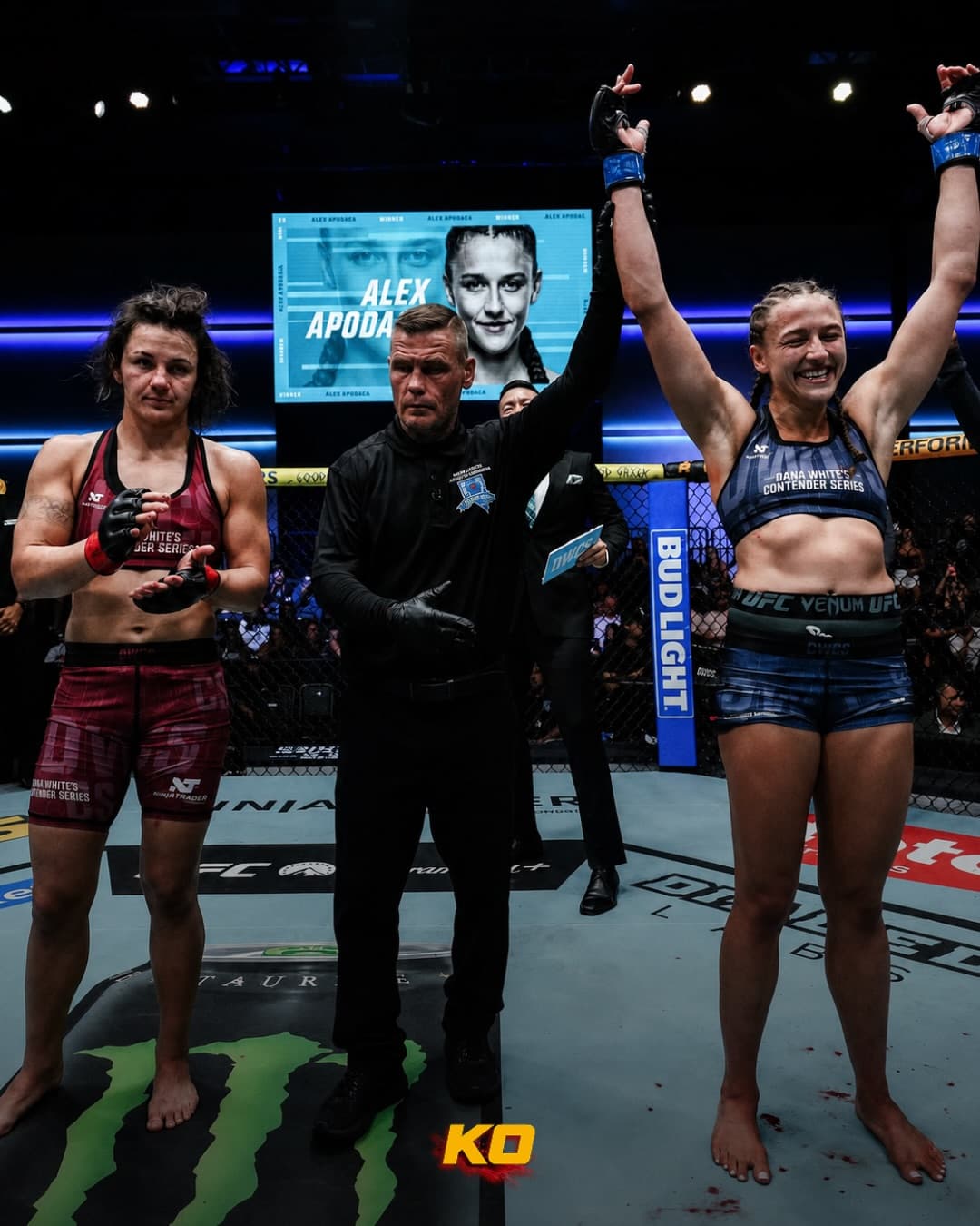 Bella Mir was a -6000 favorite heading into tonight, the largest favorite in DWCS history, and got t