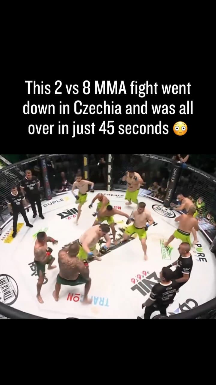 They never stood a chance 😭

One of the wildest fights you’ll ever see went down in Czechia, where 