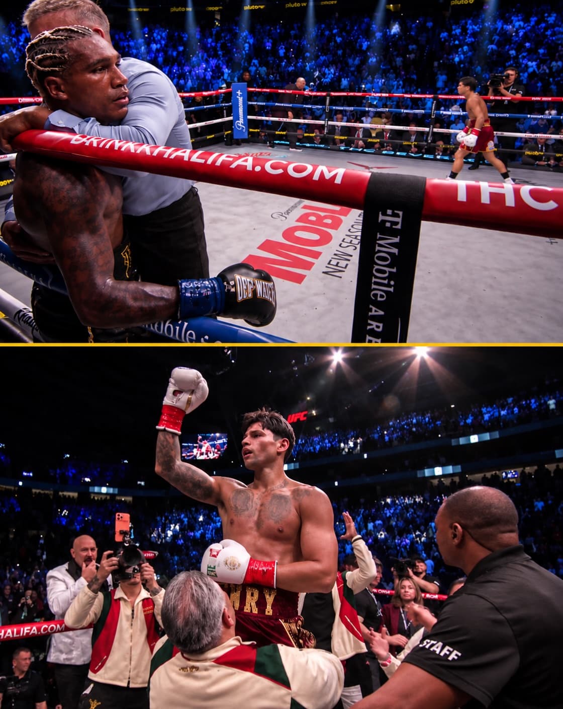 Ryan Garcia just stopped Connor Benn in round 2 omg 😳