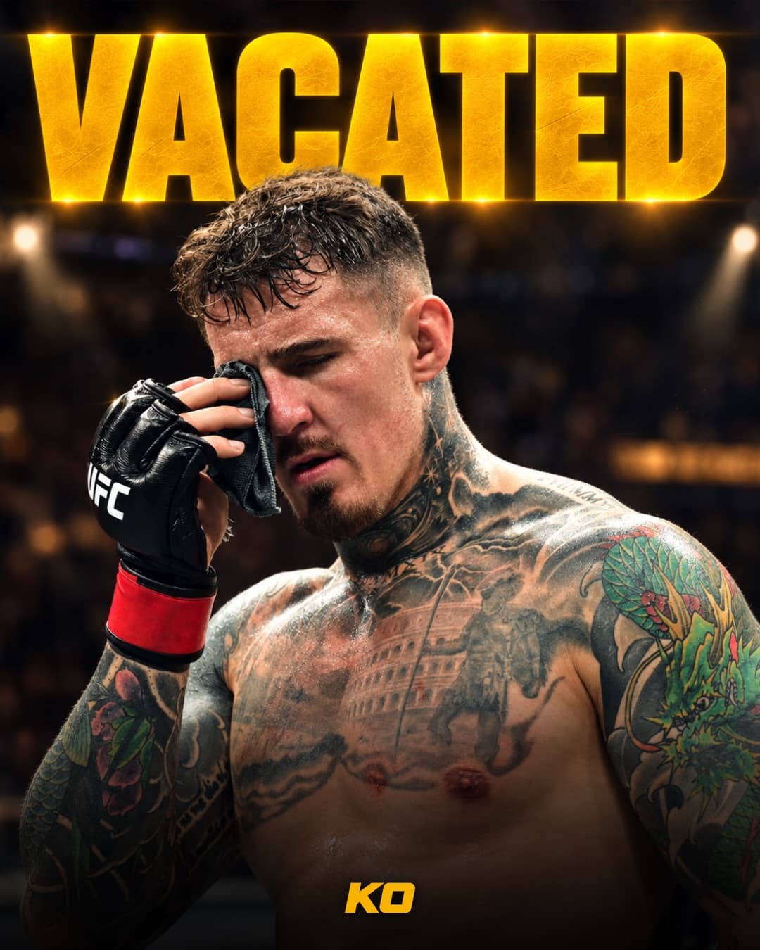 Tom Aspinall announced he has vacated the UFC heavyweight title. 

Ciryl Gane is now the undisputed 