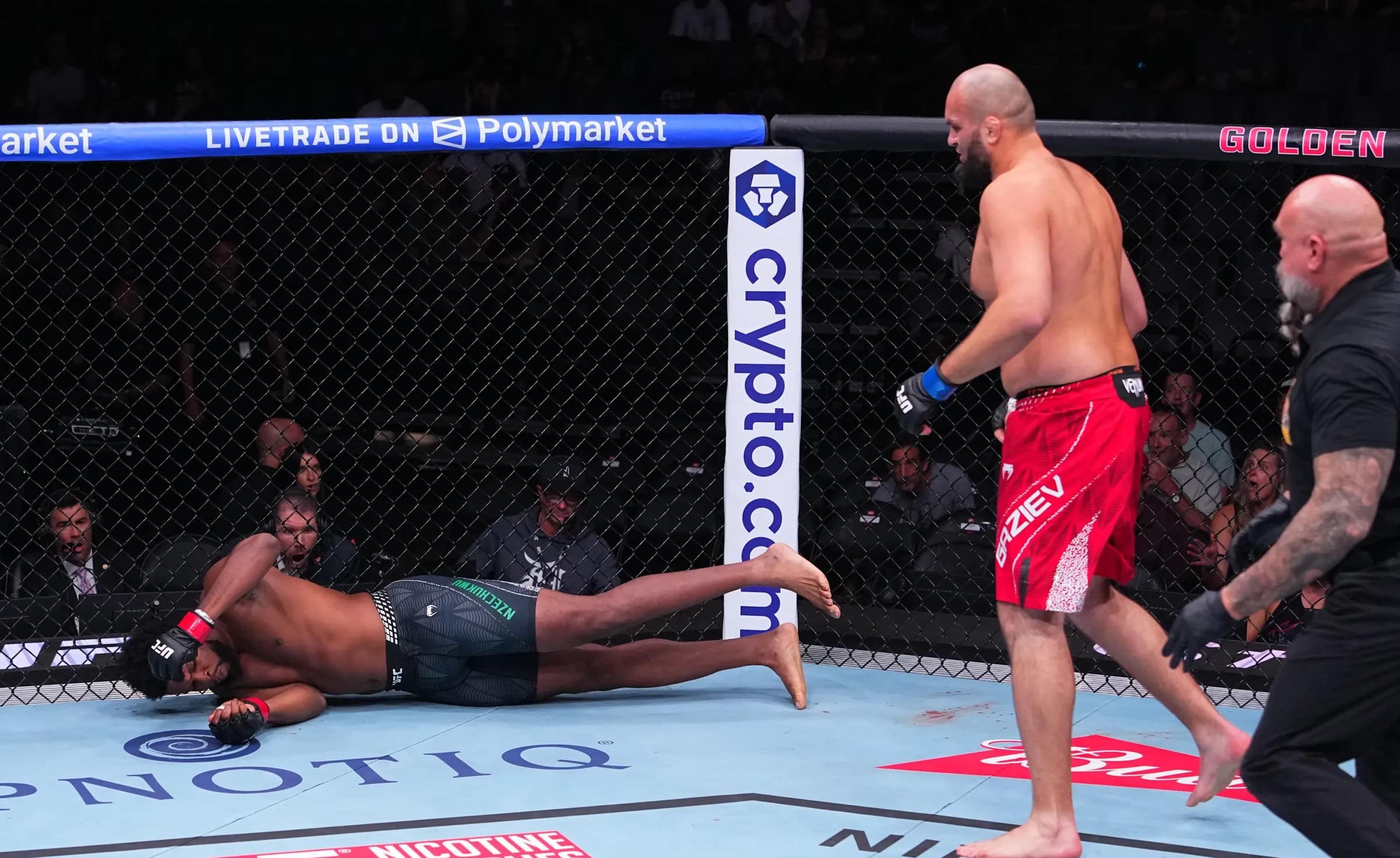 Nzechukwu KO'd Cold in Bizarre Loss at UFC Sacramento