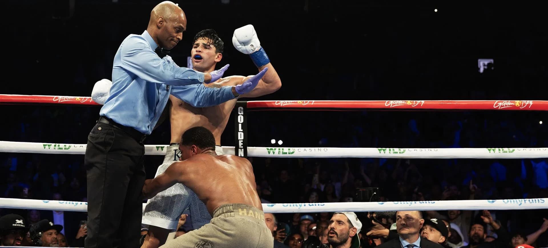 Ryan Garcia Still Blasts Ref Harvey Dock Over Haney Fight