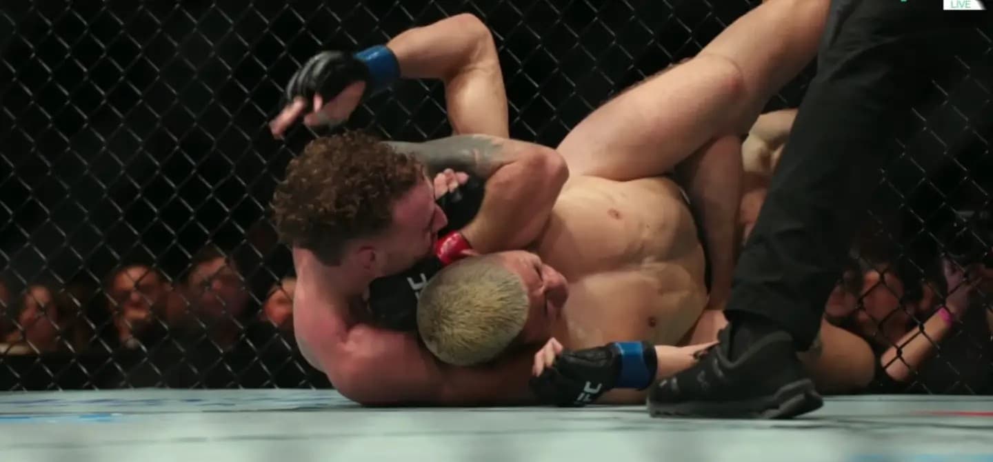 Hiestand Chokes Out Nakamura in TUF vs. Road to UFC Clash