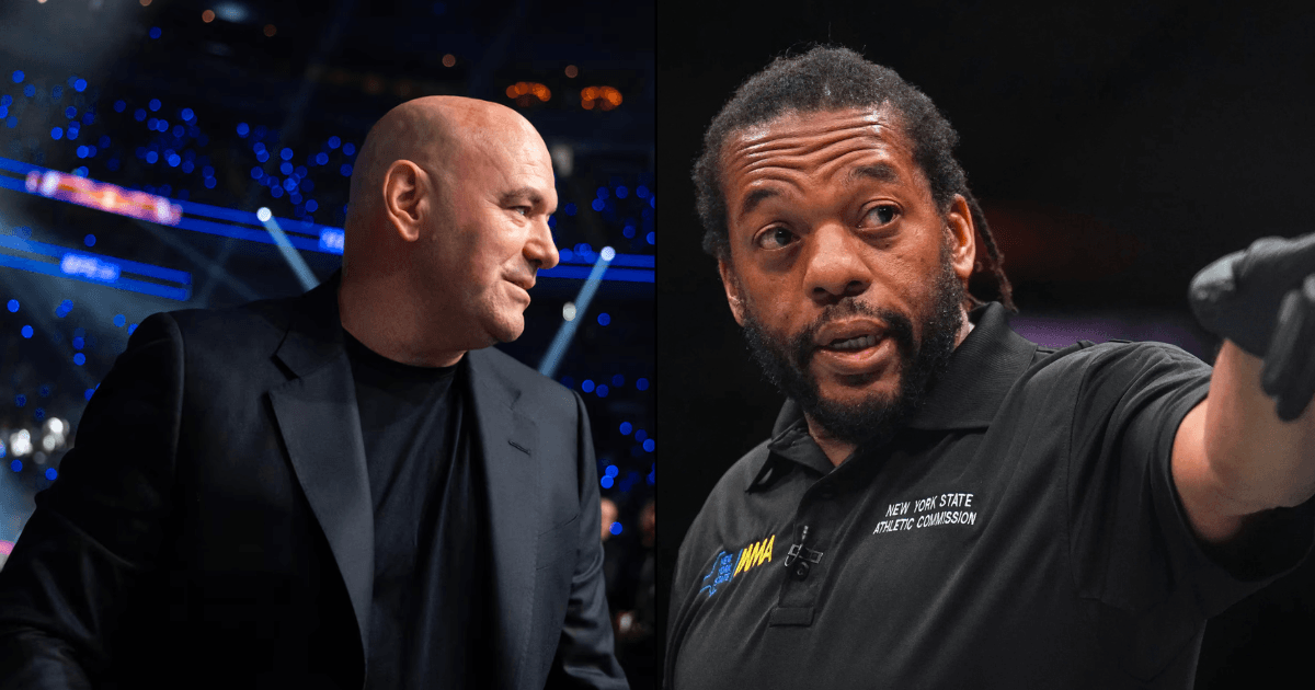 Dana White Blames Herb Dean After Illegal Knee KO