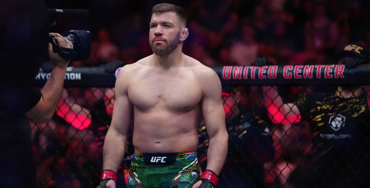 UFC Pitched Du Plessis 205 lb Tourney, He Said No
