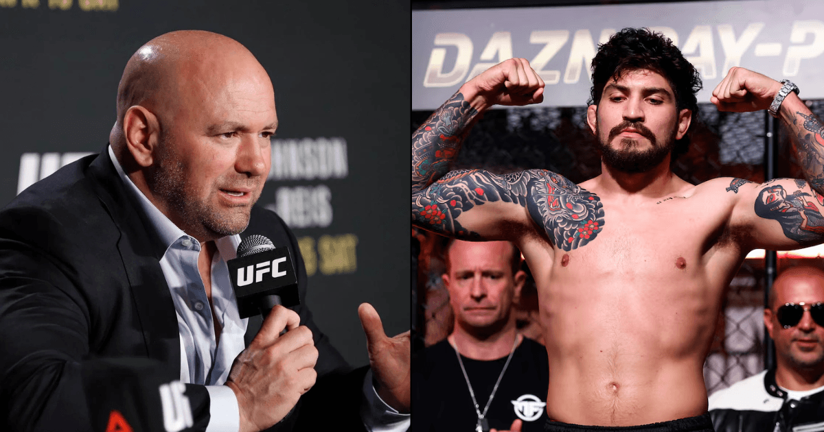 Dana White Says Dillon Danis UFC Ban Stands for Good