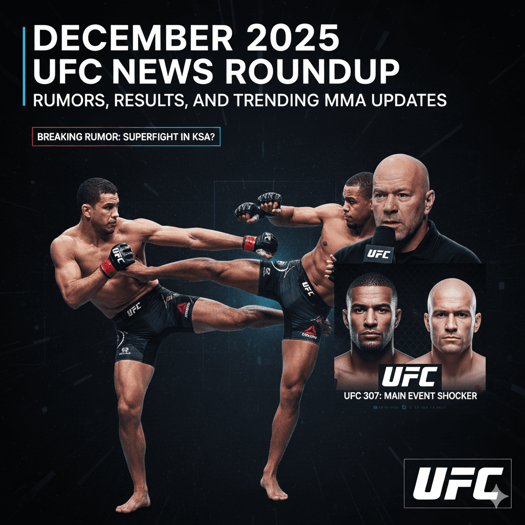 December 2025 UFC News Roundup: Rumors, Results and Trending MMA Updates