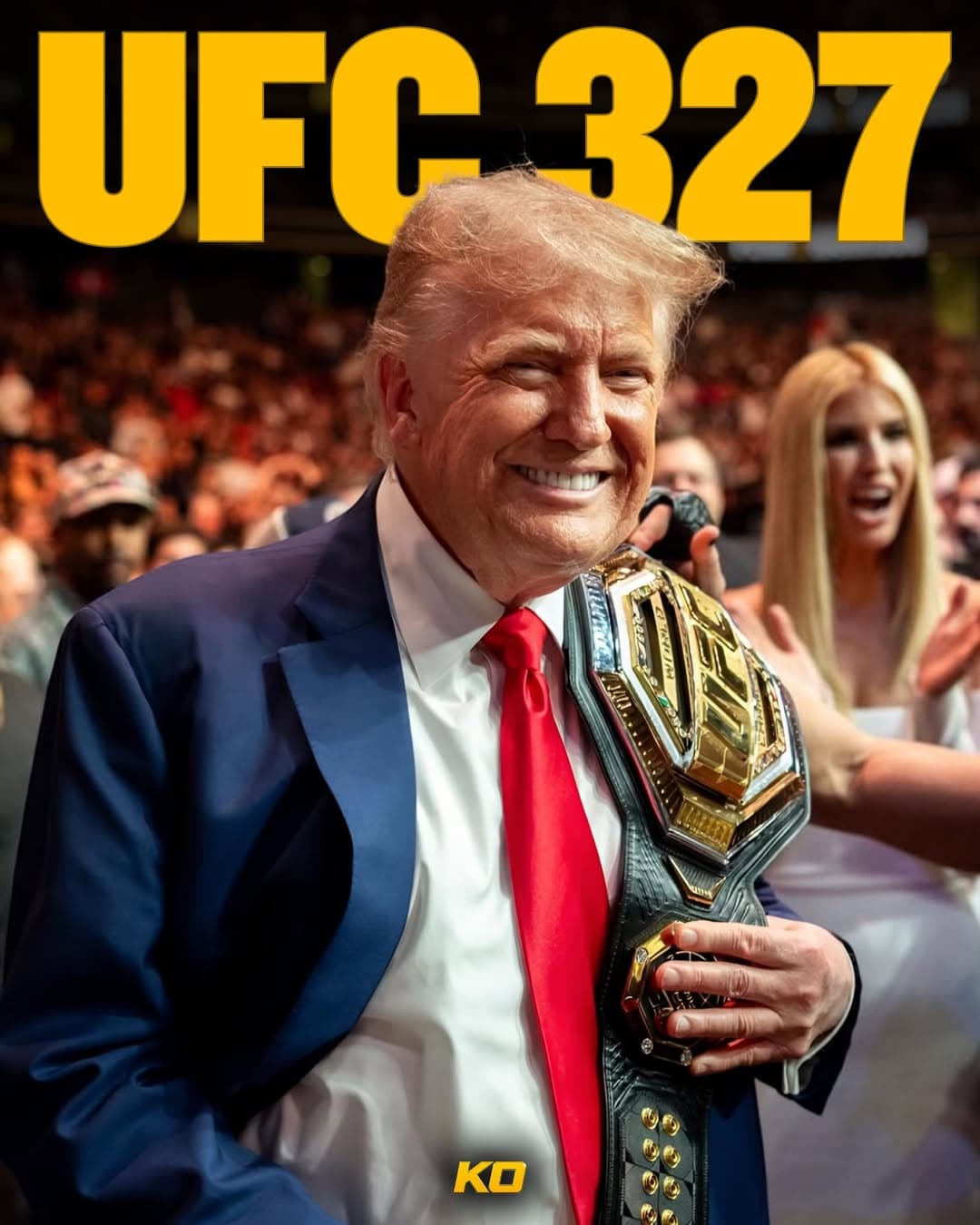 President Donald Trump will be in attendance for UFC 327 Saturday in Miami this weekend per Dana Whi