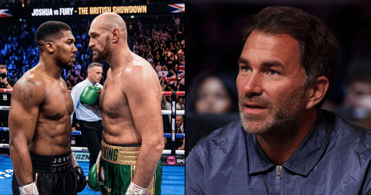 Eddie Hearn's Cryptic Post Fuels Fury-Joshua Cardiff Buzz