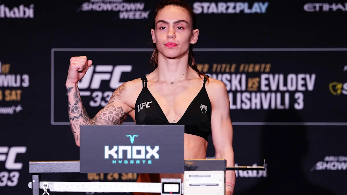 Nicolle Caliari Misses Weight by 4.5 Pounds at UFC 333